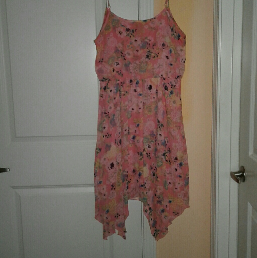 Spaghetti Strap Floral Dress